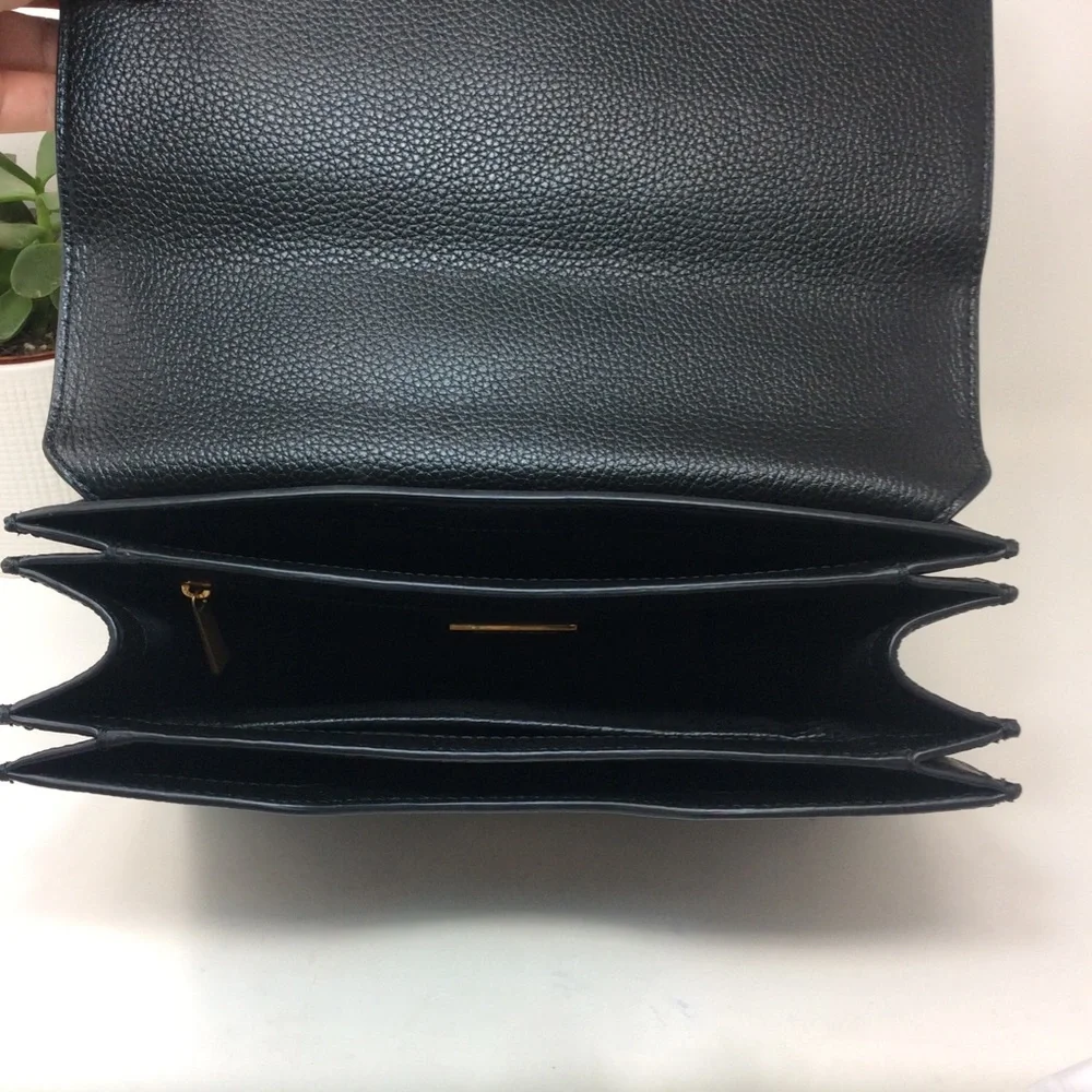 ✨Authentic Tory Burch Britten Adjustable Shoulder Bag Purse Crossbody Leather - Picture 10 of 16